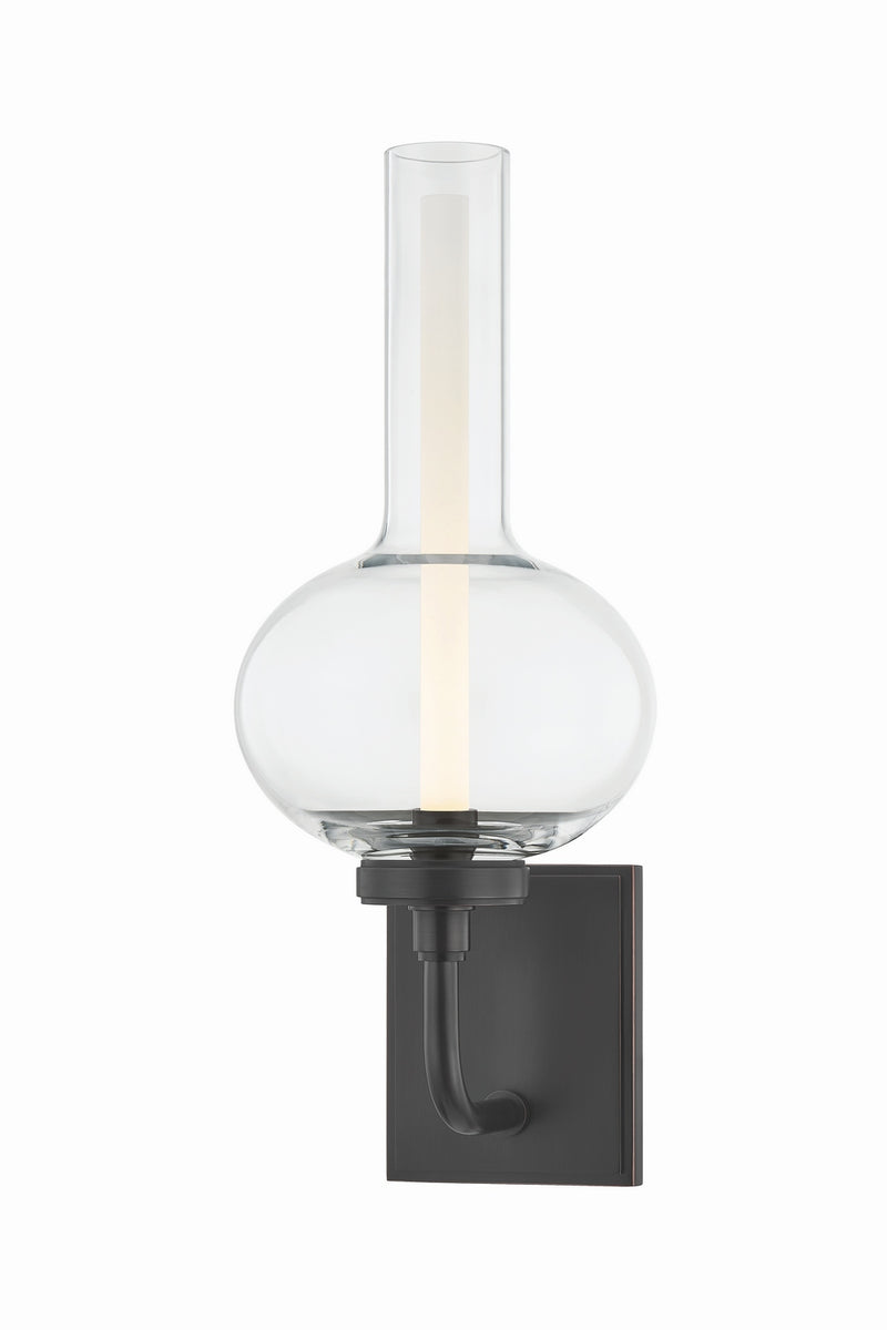 Hudson Valley 4831-DB LED Wall Sconce, Distressed Bronze