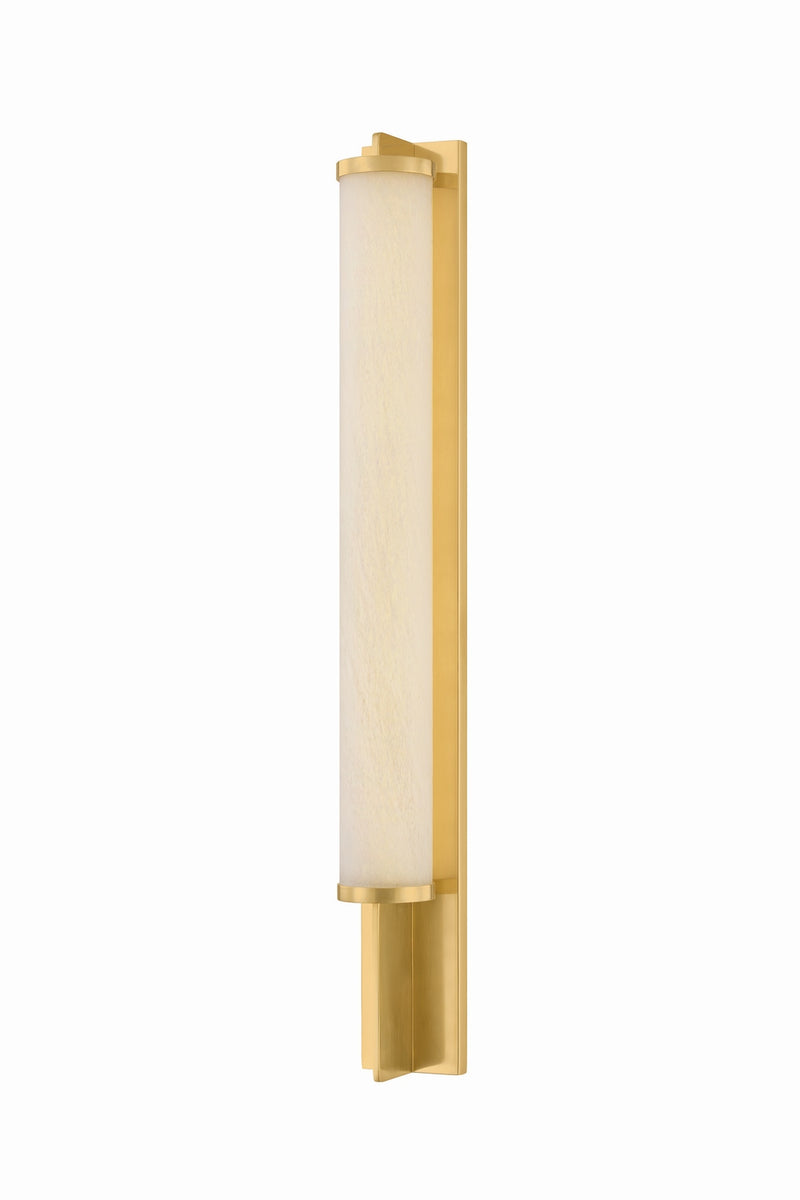 Hudson Valley 5151-AGB LED Wall Sconce, Aged Brass