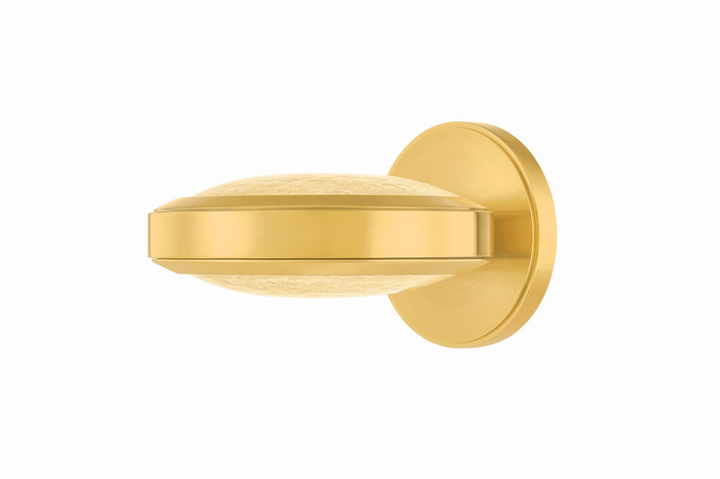 Hudson Valley 6151-AGB LED Wall Sconce, Aged Brass