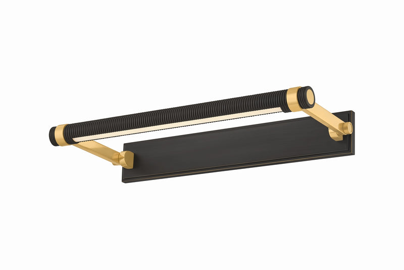 Hudson Valley 7318-AGB/DB LED Picture Light, Aged Brass