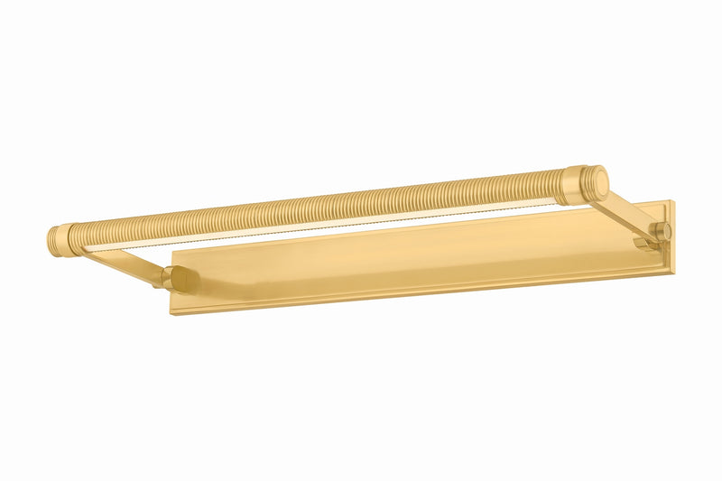Hudson Valley 7324-AGB LED Picture Light, Aged Brass