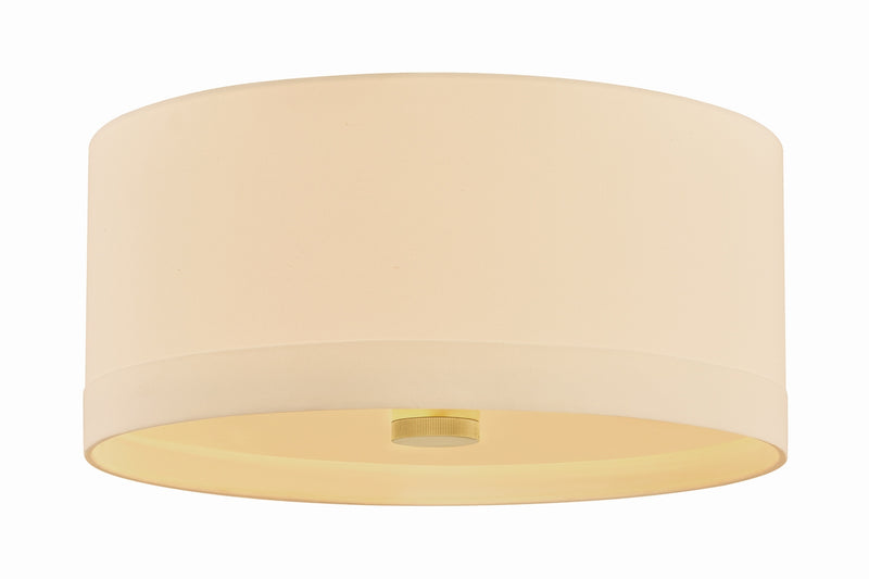 Hudson Valley 8922-AGB Four Light Flush Mount, Aged Brass