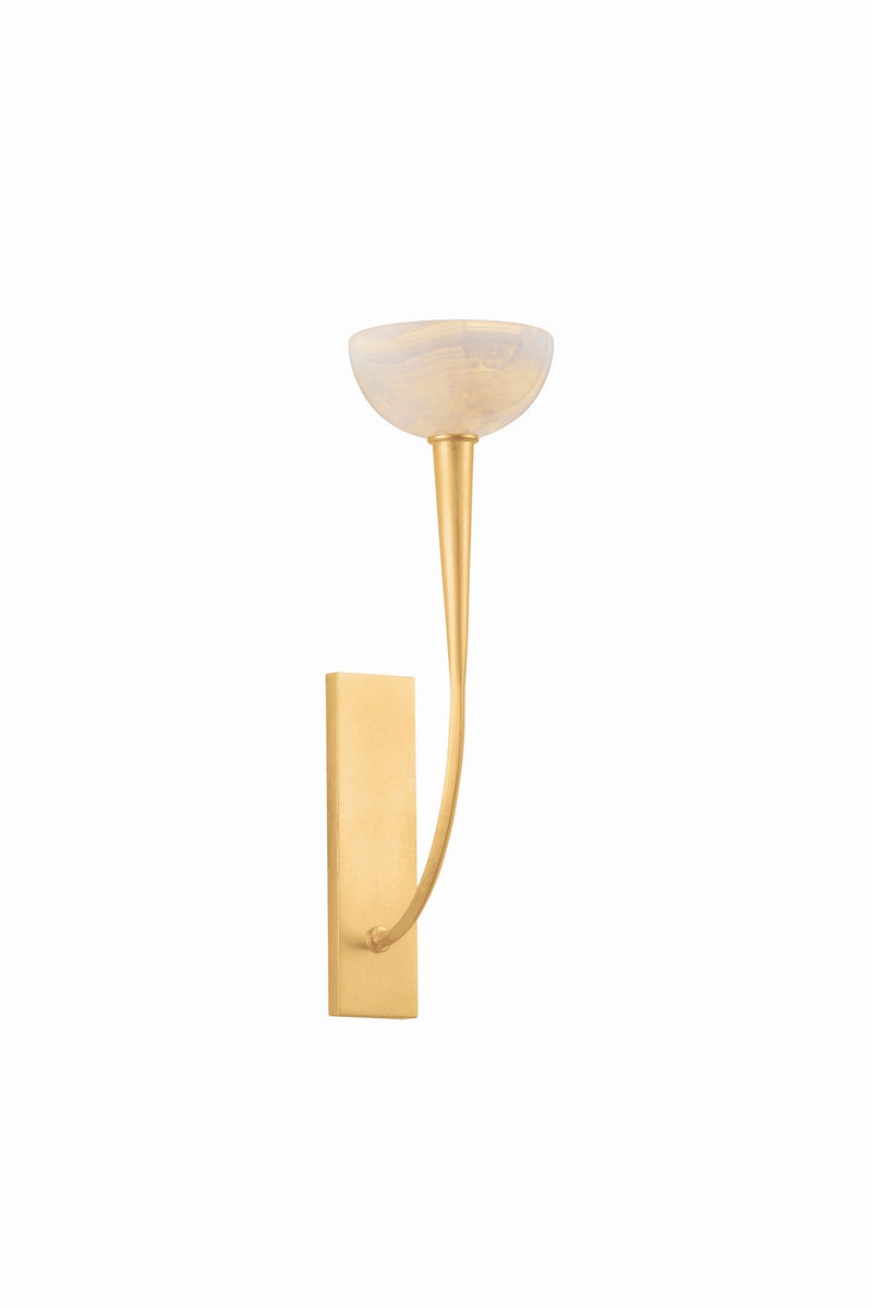 Hudson Valley 9020-VGL One Light Wall Sconce, Vintage Gold Leaf
