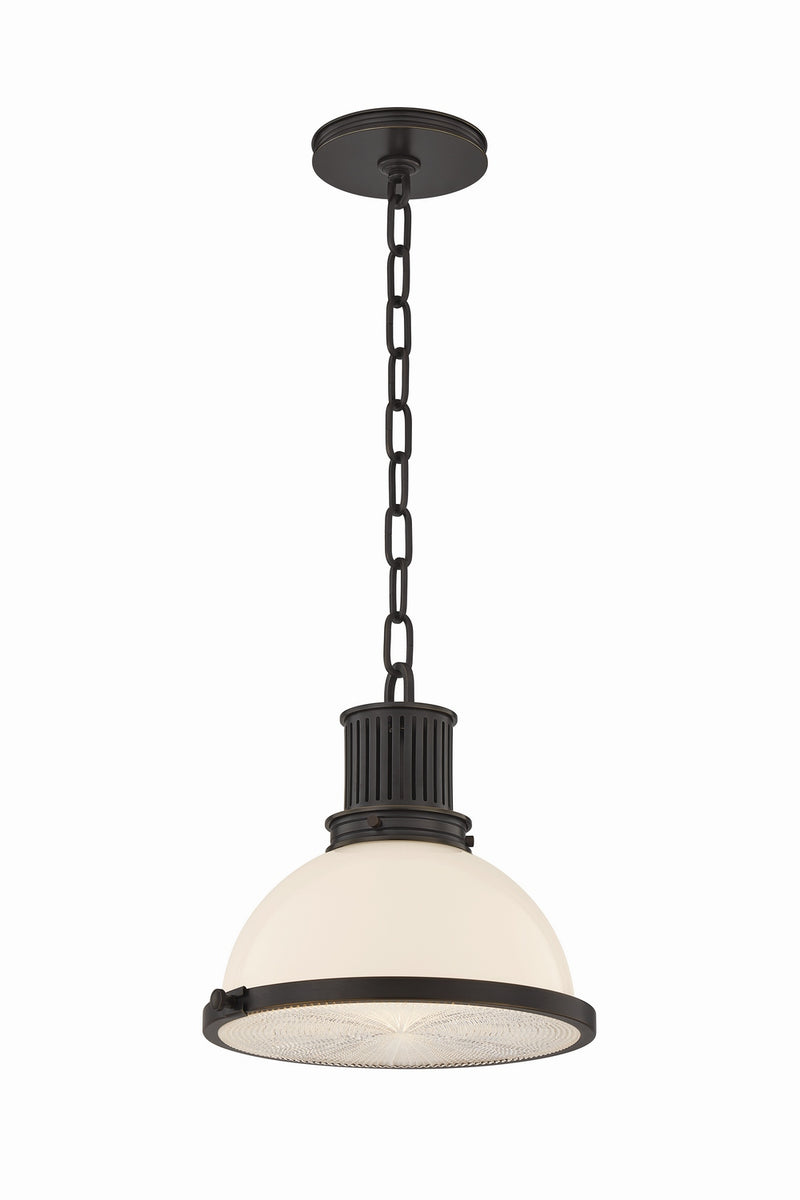 Hudson Valley 9309-DB One Light Pendant, Distressed Bronze