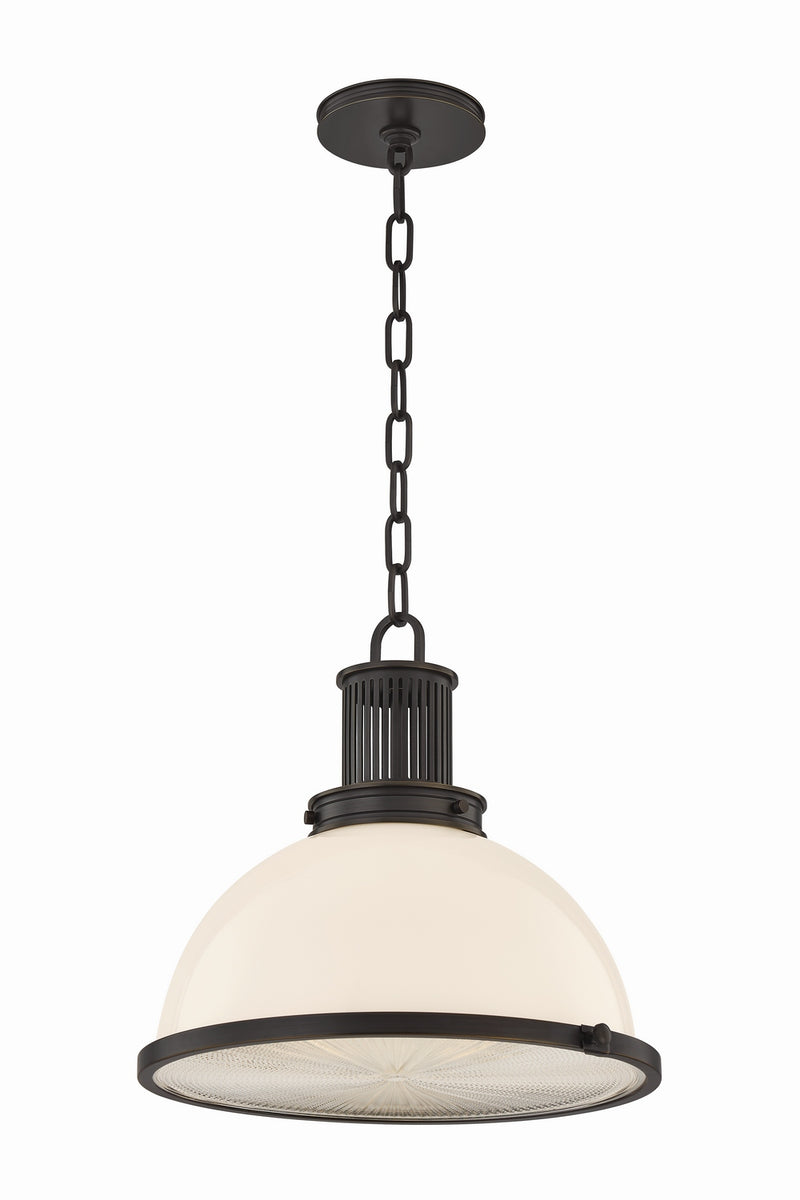 Hudson Valley 9315-DB One Light Pendant, Distressed Bronze
