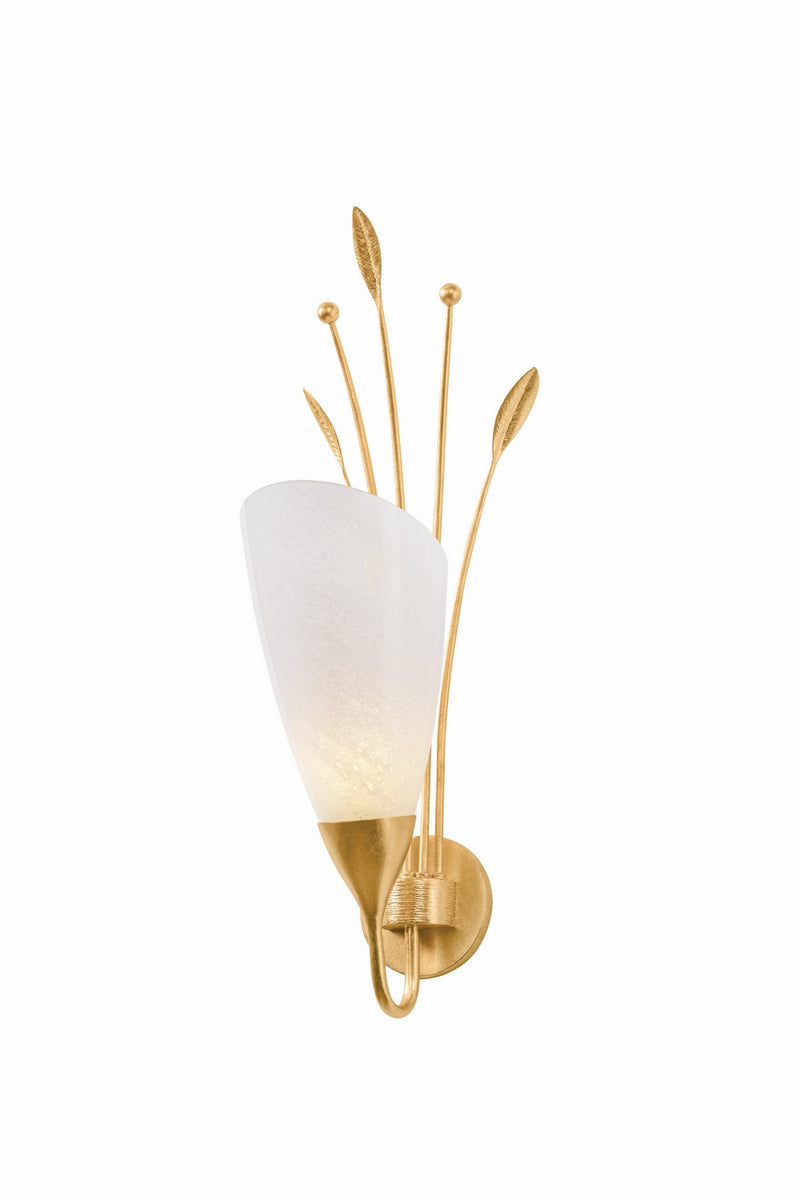 Hudson Valley 9528-VGL One Light Wall Sconce, Vintage Gold Leaf
