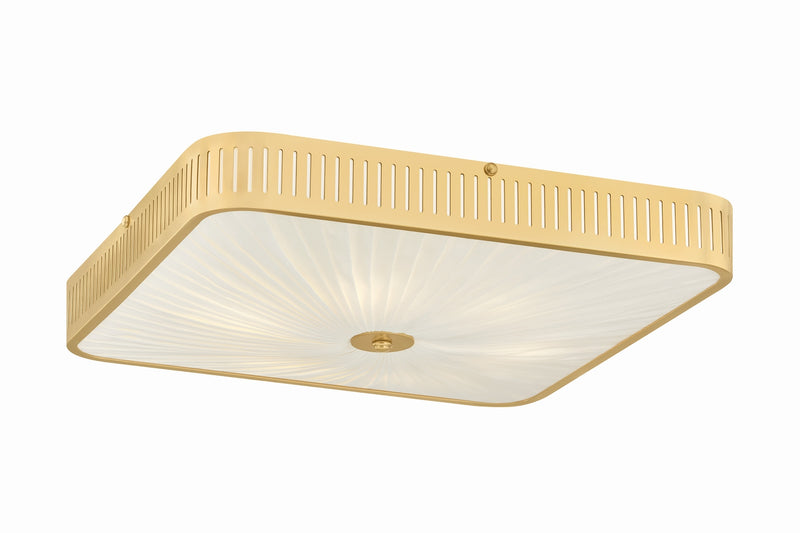 Hudson Valley AH4706-AGB Six Light Semi Flush Mount, Aged Brass