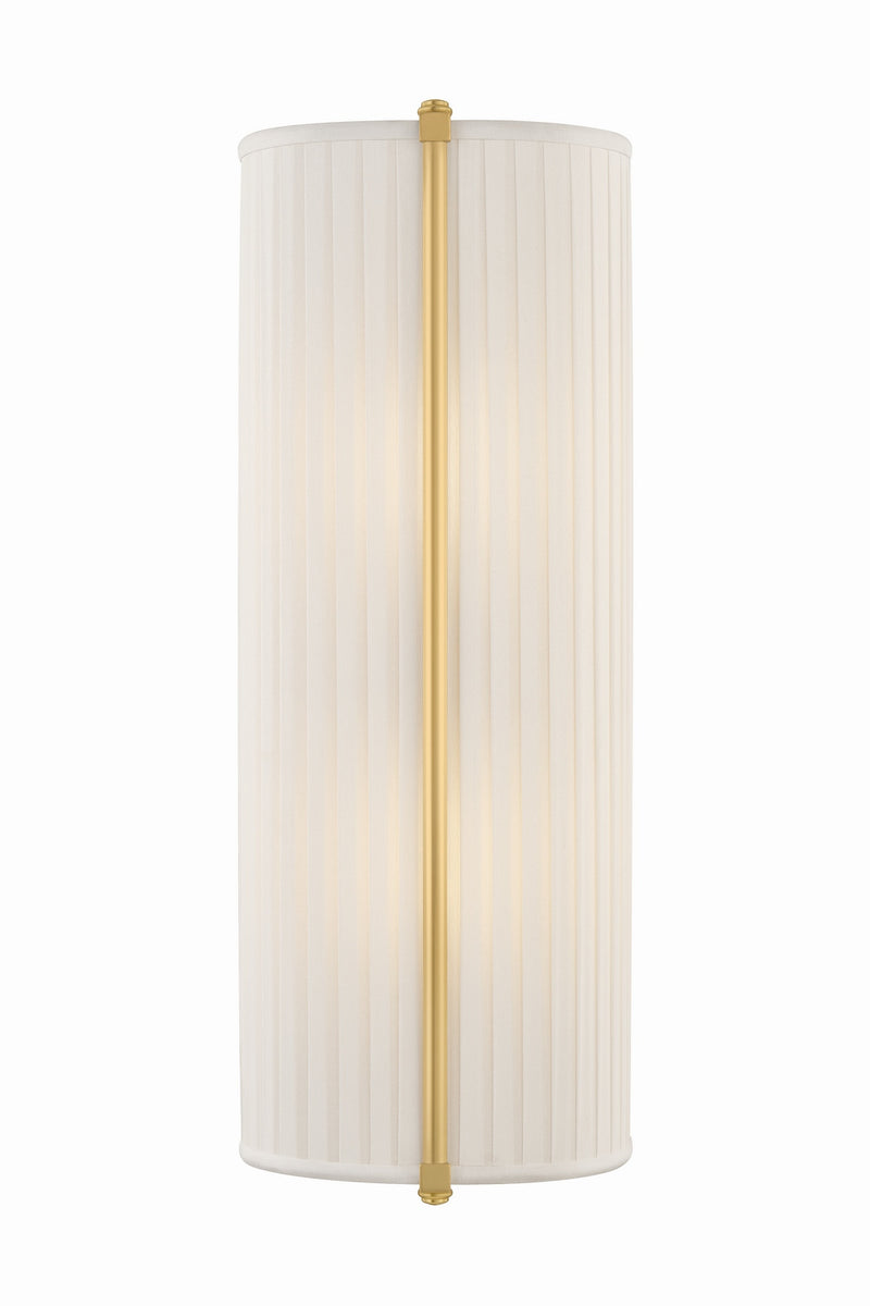 Hudson Valley AH6317-AGB Two Light Wall Sconce, Aged Brass