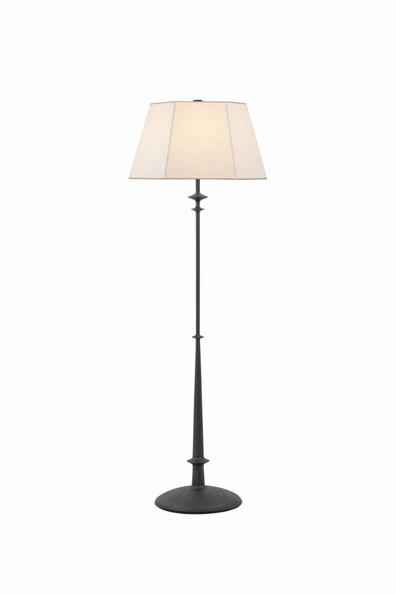 Hudson Valley AHL5964-BI One Light Floor Lamp, Black Iron