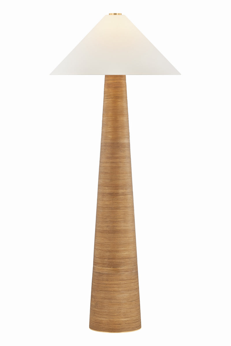 Hudson Valley L2264-AGB One Light Floor Lamp, Aged Brass