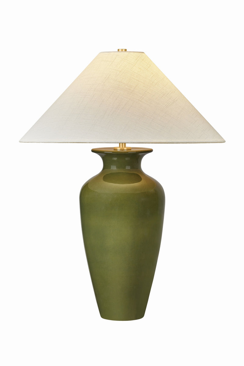 Hudson Valley L3529-AGB/CNG One Light Table Lamp, Aged Brass