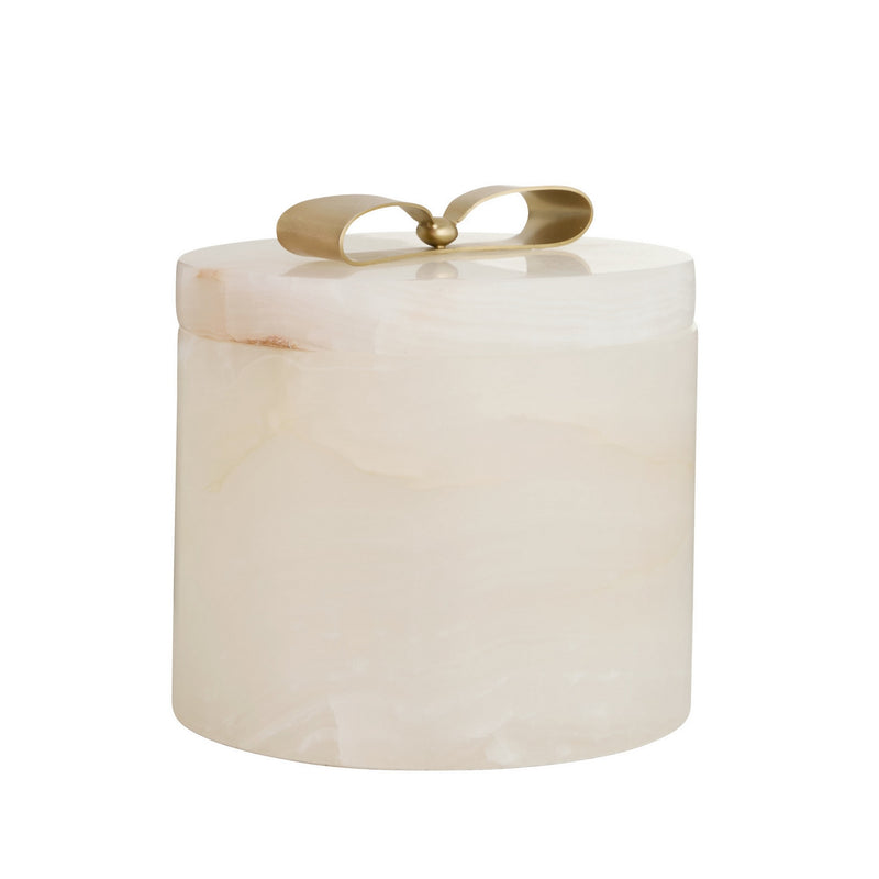 Arteriors ARC03 Container, White Onyx