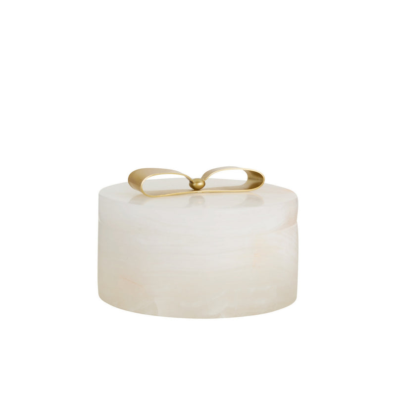 Arteriors ARC04 Container, White Onyx