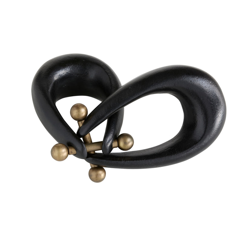 Arteriors ASI21 Sculpture, Blackened Iron