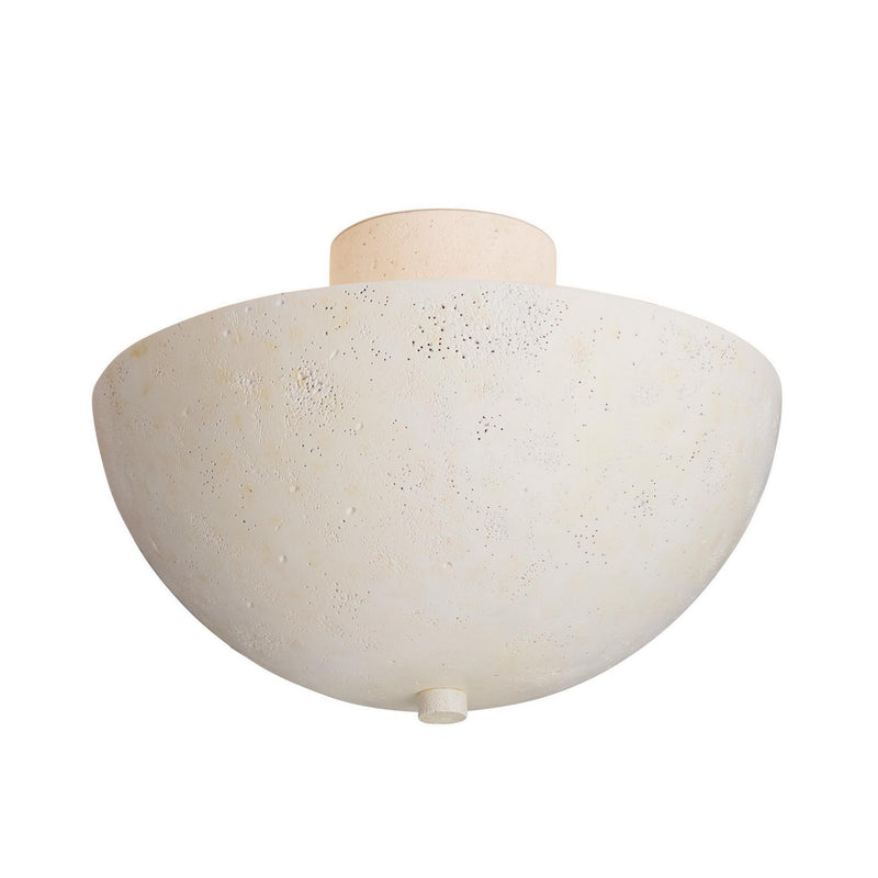 Arteriors DFC18 Three Light Flush Mount, Light Stonewash