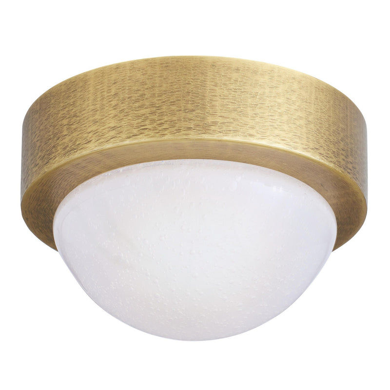 Arteriors DFC20 LED Flush Mount, Antique Brass