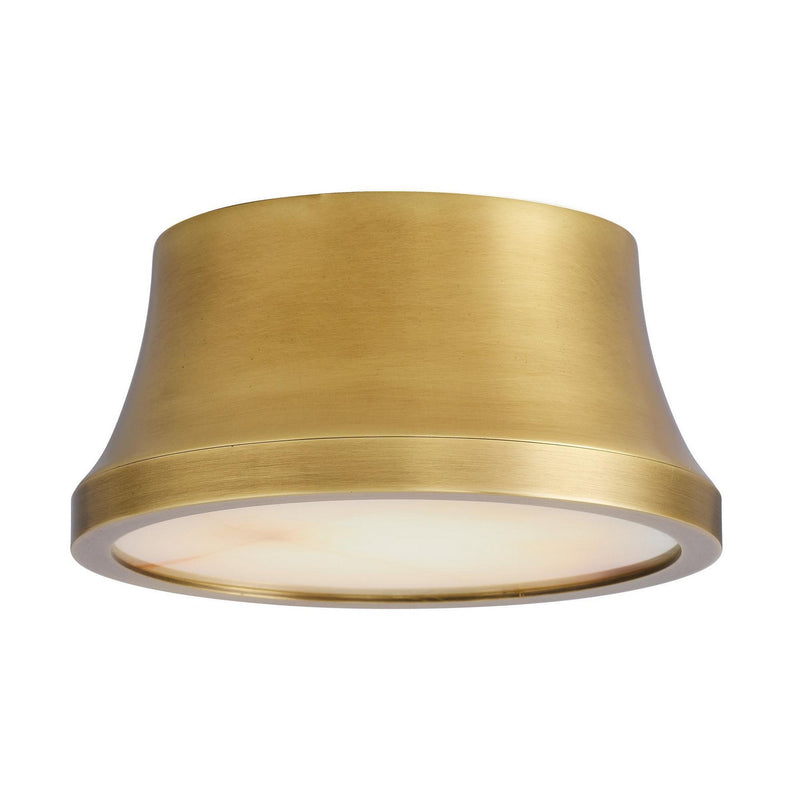 Arteriors DFC23 LED Flush Mount, Antique Brass