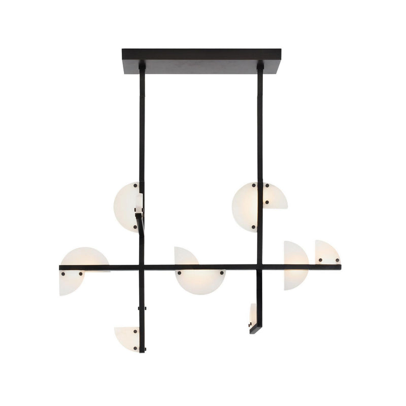 Arteriors DLC41 LED Chandelier, English Bronze