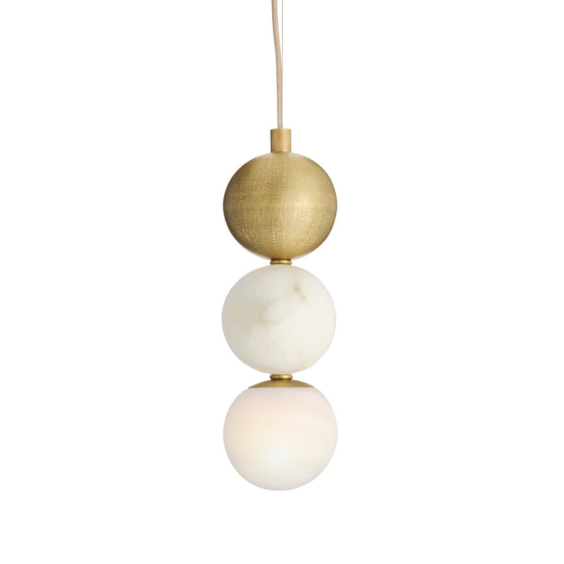 Arteriors DPC25 One Light Pendant, Matte Swirl