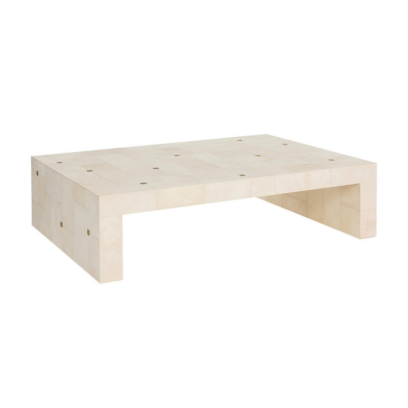 Arteriors FCI27 Coffee Table, Ivory