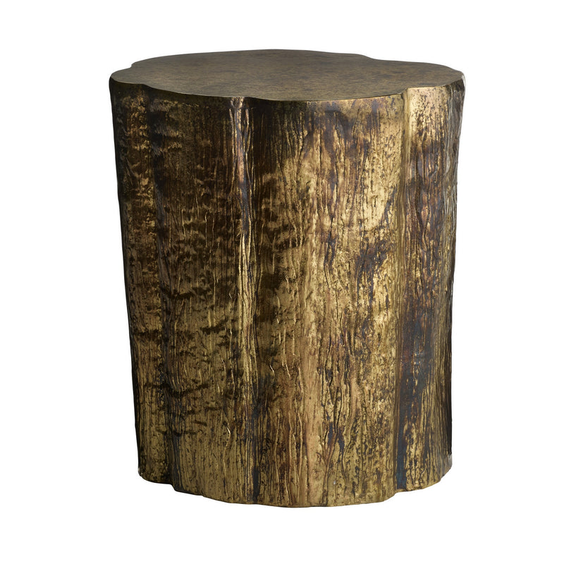 Arteriors FEI34 End Table, Distressed Antique Brass