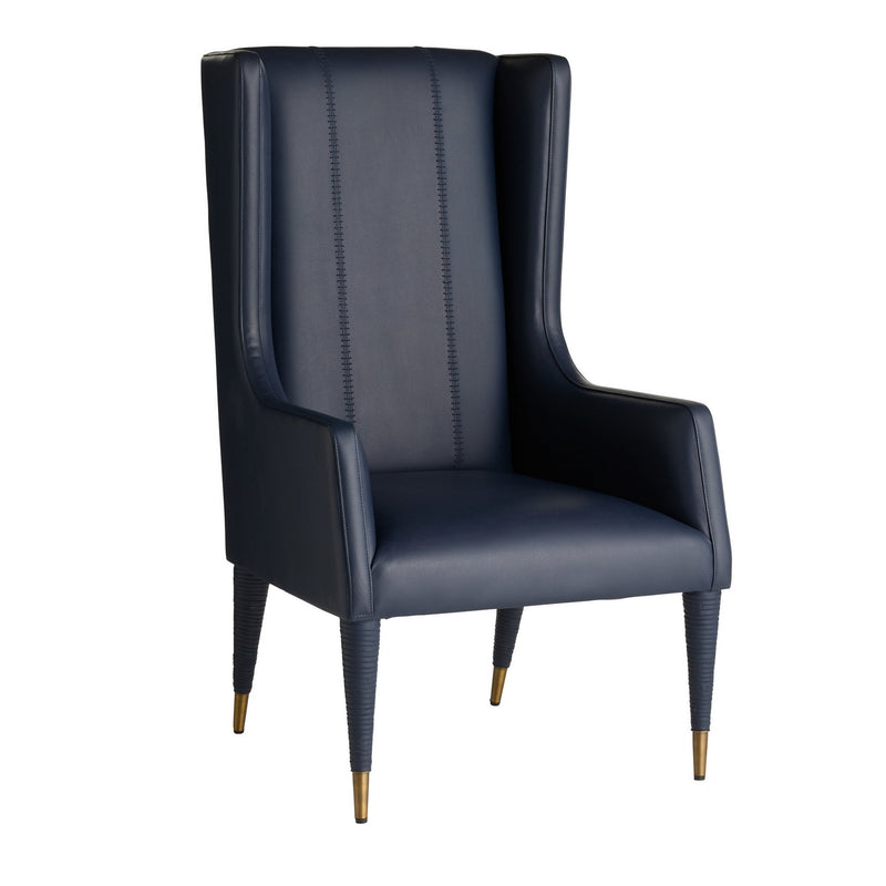 Arteriors FRI38 Chair, Navy