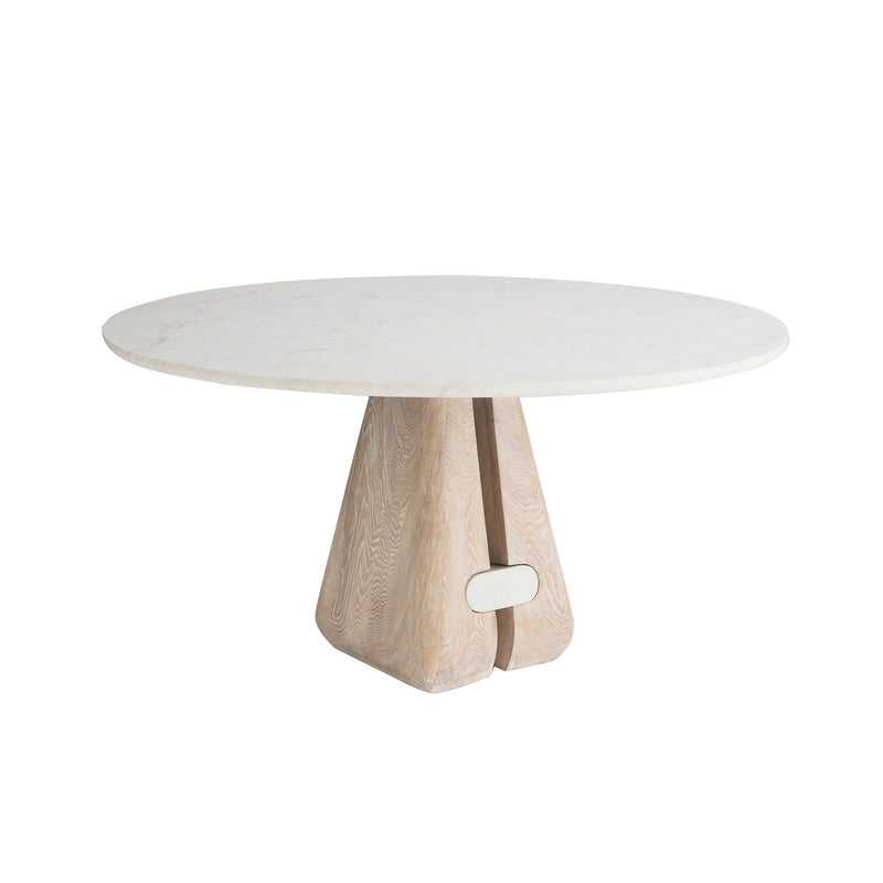 Arteriors GAFDI02 Dining Table, White Marble