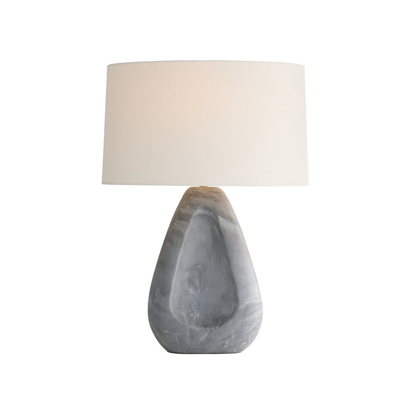 Arteriors PTC70-194 One Light Table Lamp, Glacier Swirl