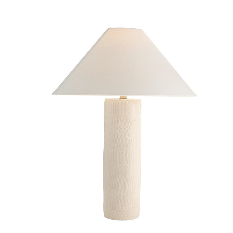 Arteriors PTE18-SH042 One Light Table Lamp, Oat