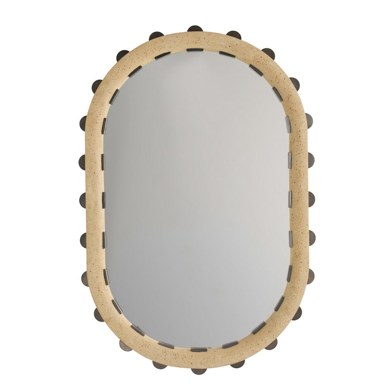 Arteriors WMC05 Mirror, Faux Travertine