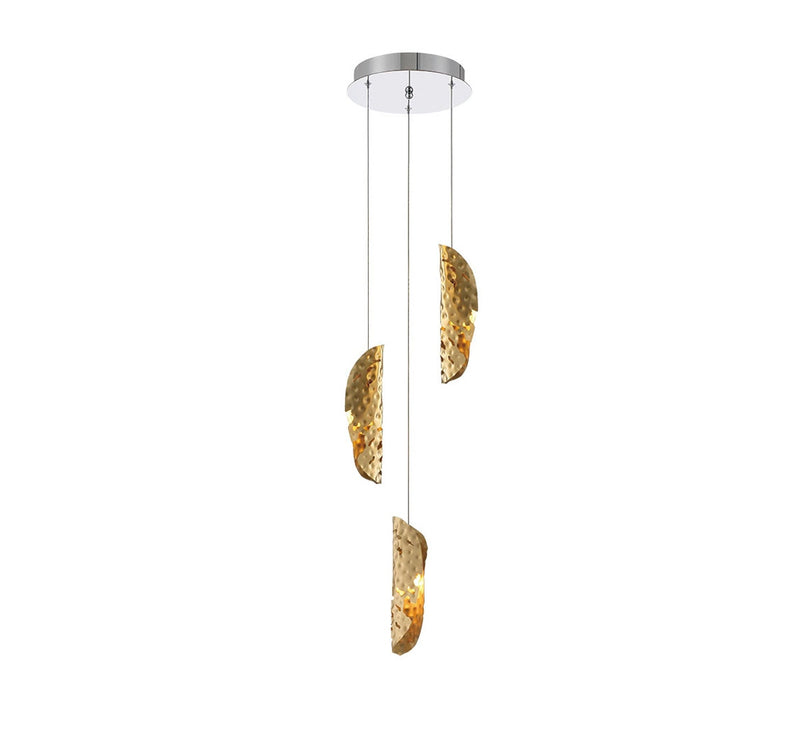 Lib & Co. 10162-020-01 LED Pendant, Chrome