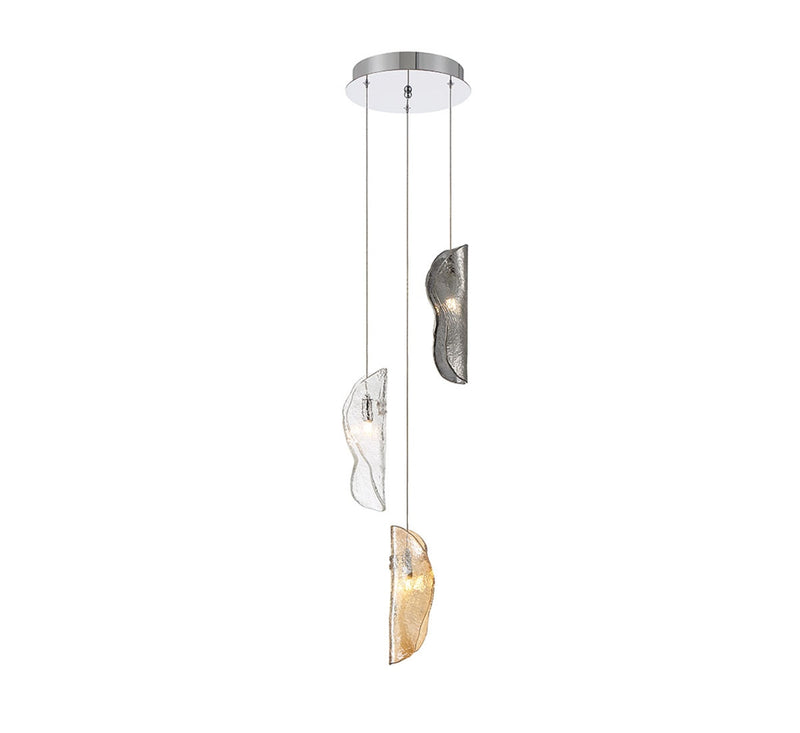Lib & Co. 10162-023-01 LED Pendant, Chrome