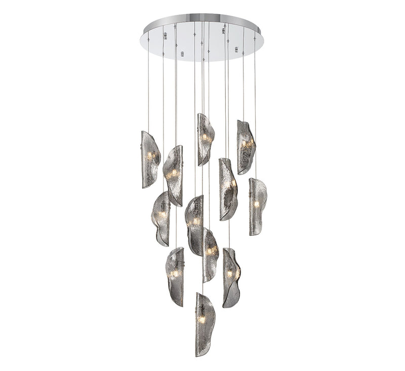 Lib & Co. 10164-019-01 LED Chandelier, Chrome