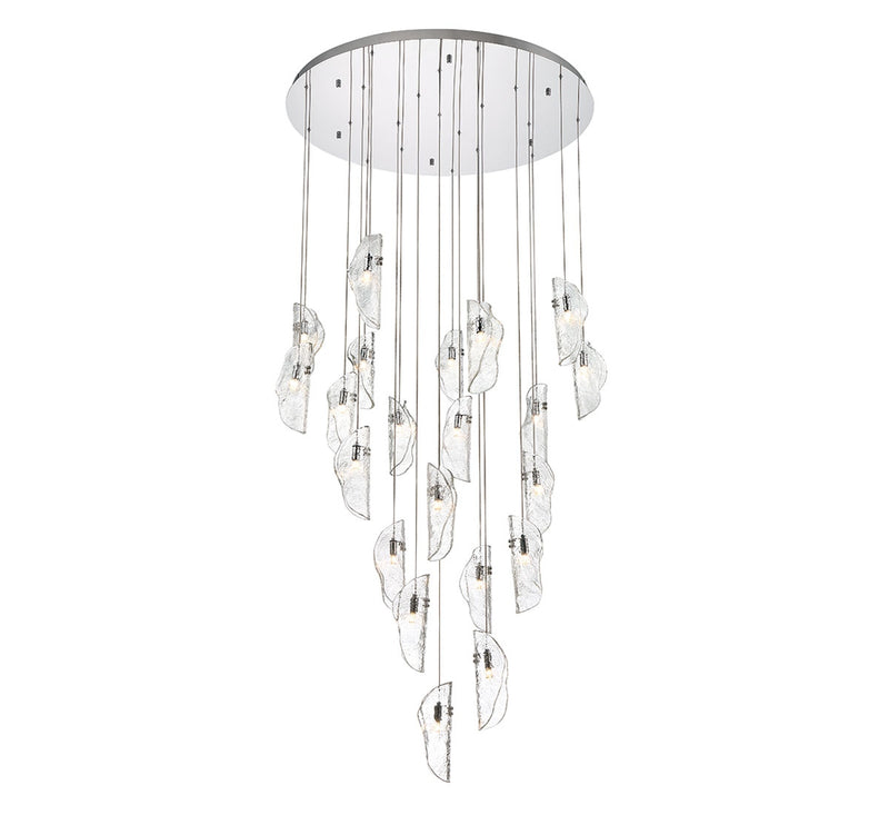 Lib & Co. 10167-017-01 LED Chandelier, Chrome