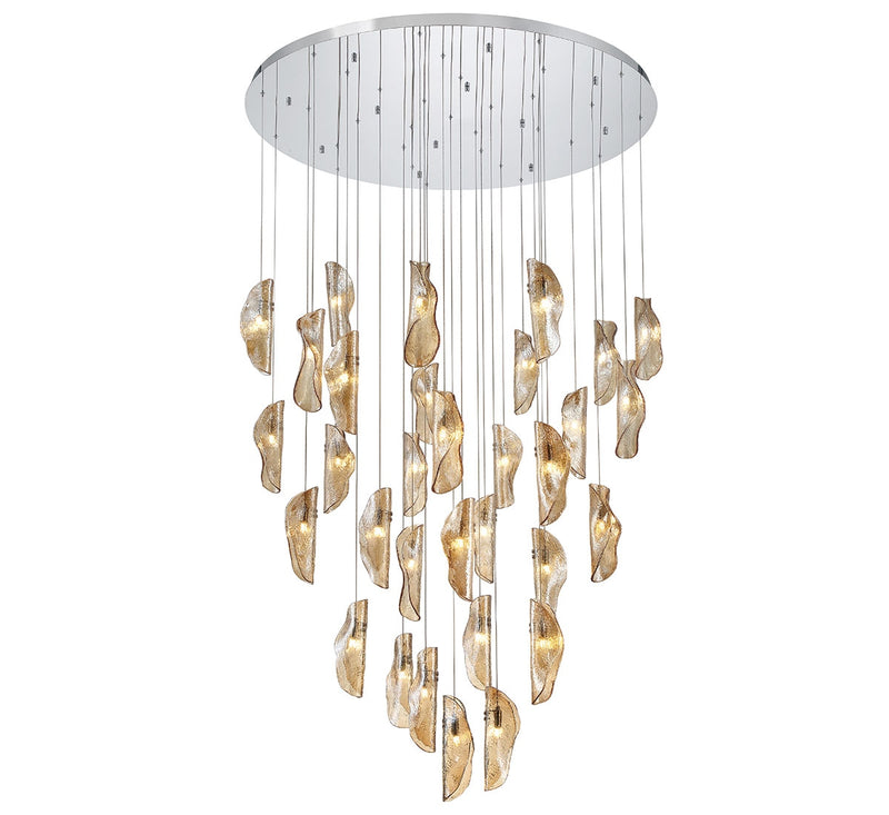 Lib & Co. 10169-018-01 LED Chandelier, Chrome