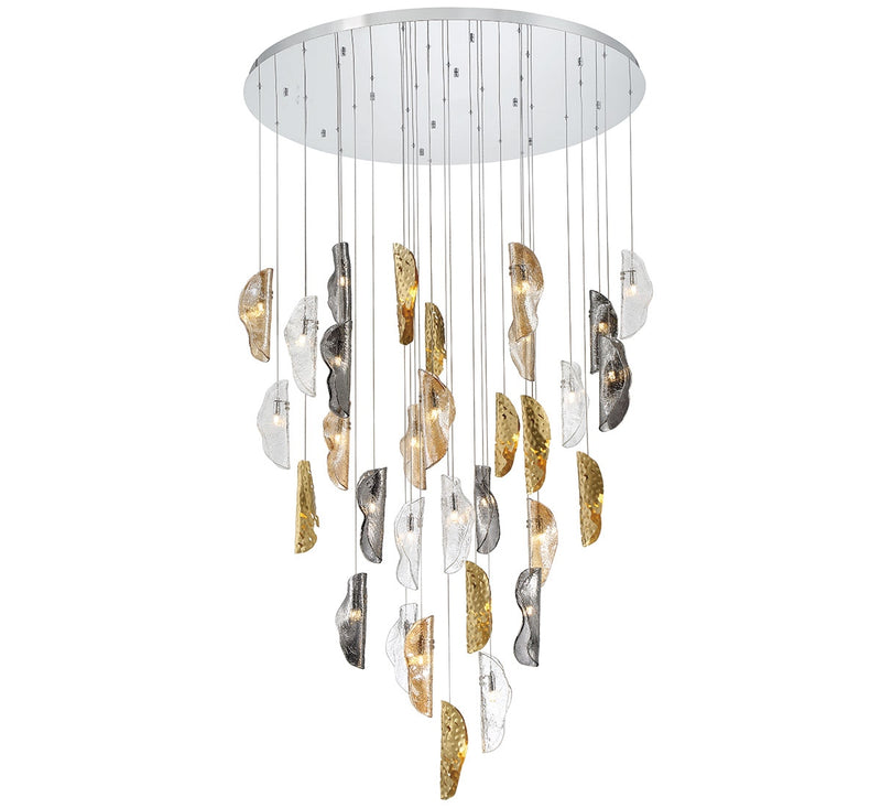 Lib & Co. 10169-024-01 LED Chandelier, Chrome