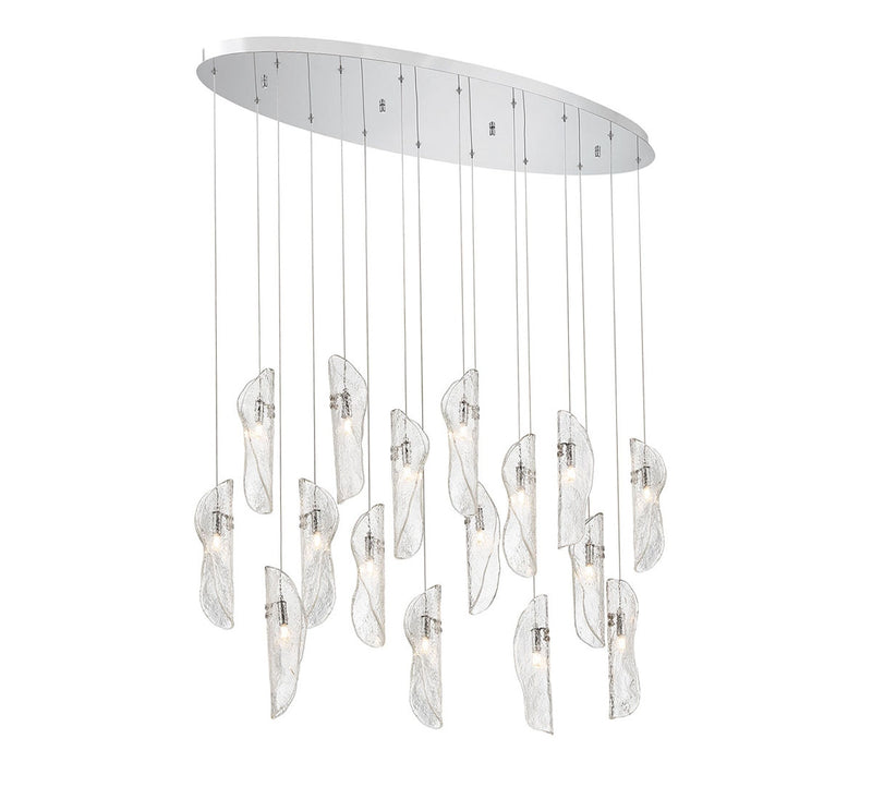 Lib & Co. 10172-017-01 LED Chandelier, Chrome