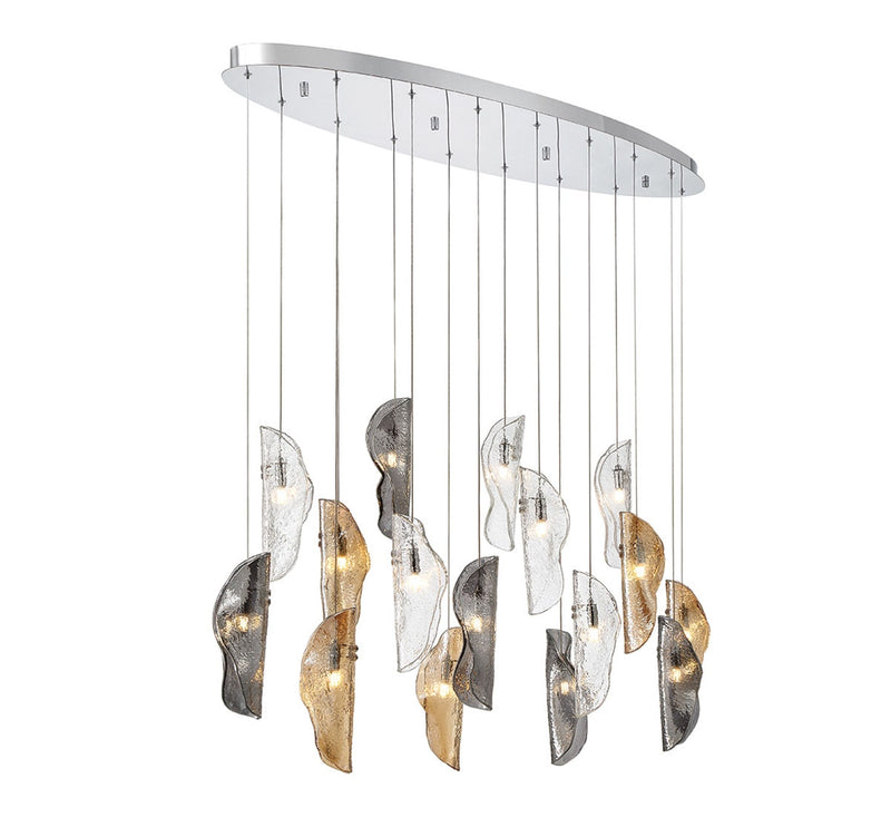 Lib & Co. 10172-023-01 LED Chandelier, Chrome