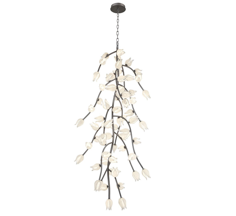 Lib & Co. 12087-042 LED Chandelier, Brushed Vintage grey