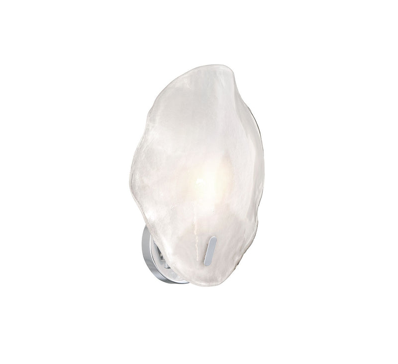 Lib & Co. 12169-01 One Light Wall Sconce, Chrome
