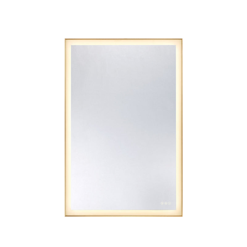 Savoy House 2-1234-48X32 LED Mirror, Gold