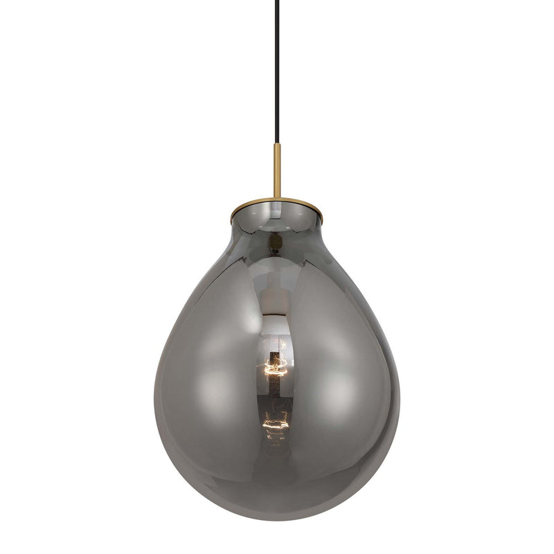 Golden 2088-12P BCB-SMP One Light Pendant, Brushed Champagne Brass