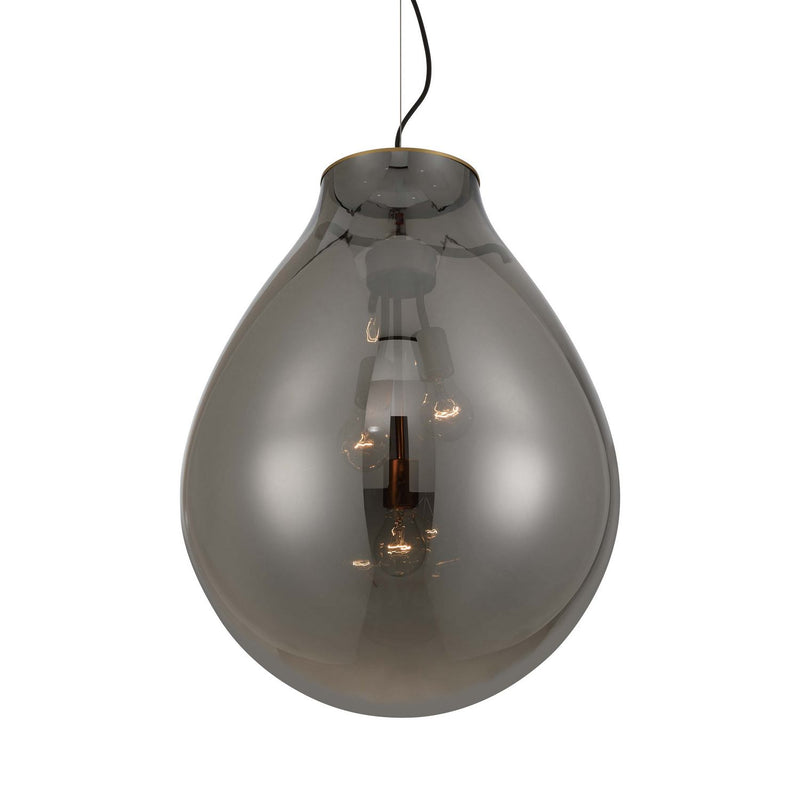 Golden 2088-20P BCB-SMP Three Light Pendant, Brushed Champagne Brass