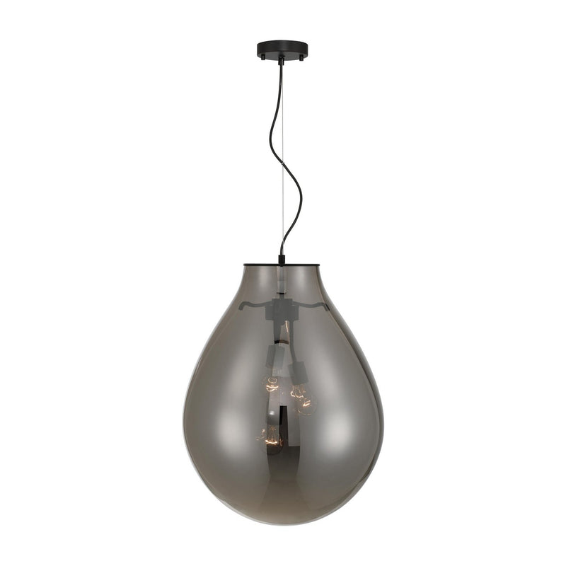 Golden 2088-20P BLK-SMP Three Light Pendant, Matte Black