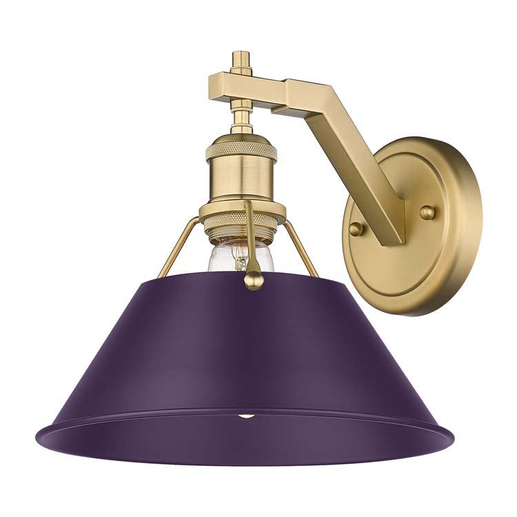 Golden 3306-1W BCB-EP One Light Wall Sconce, Brushed Champagne Brass