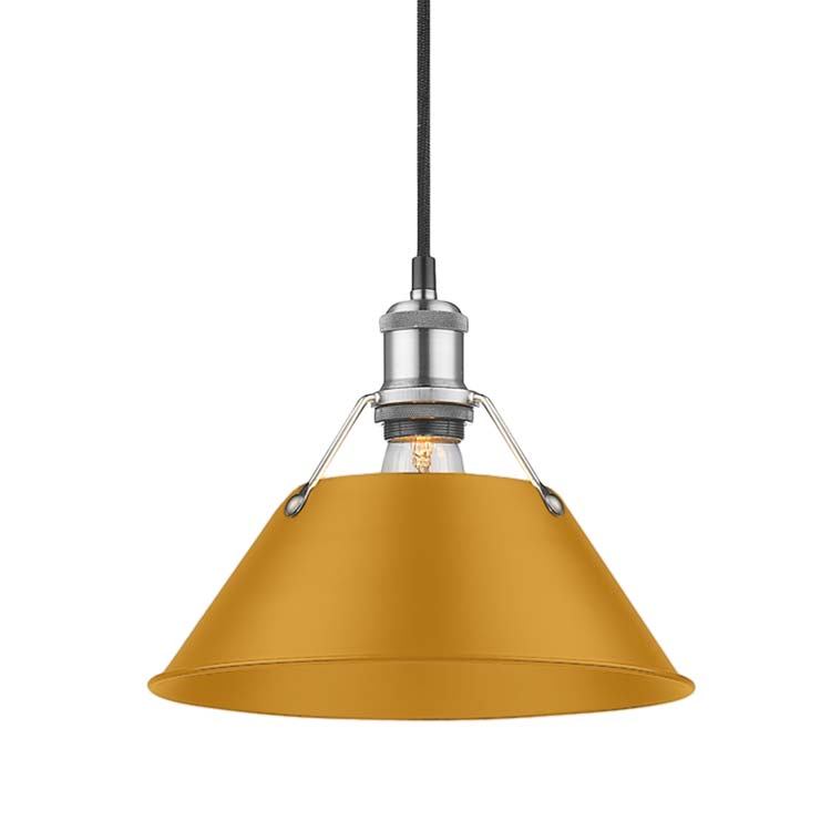 Golden 3306-M PW-AY One Light Pendant, Pewter