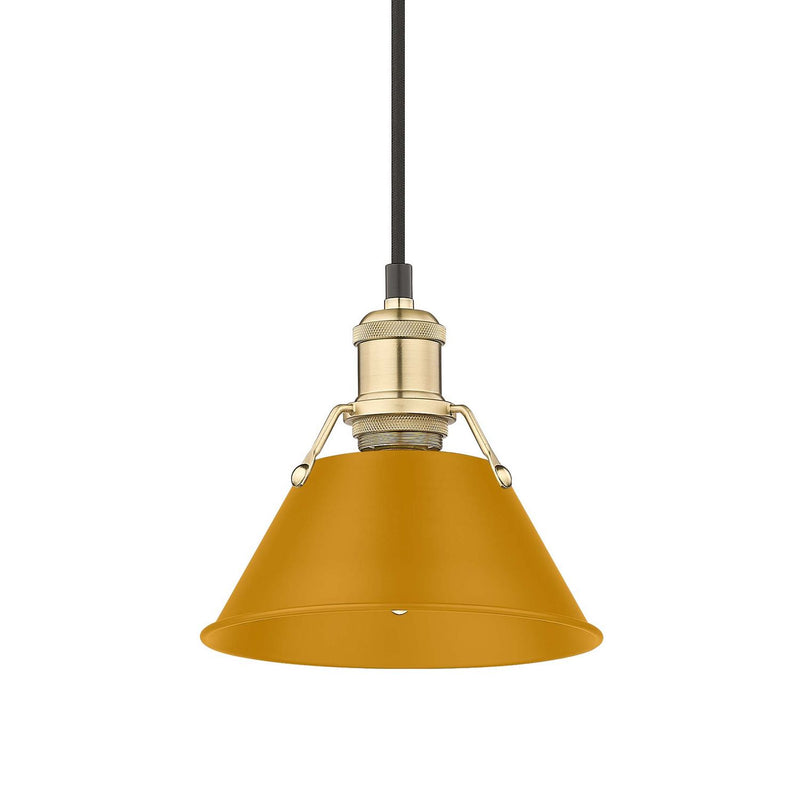 Golden 3306-S BCB-AY One Light Pendant, Brushed Champagne Brass