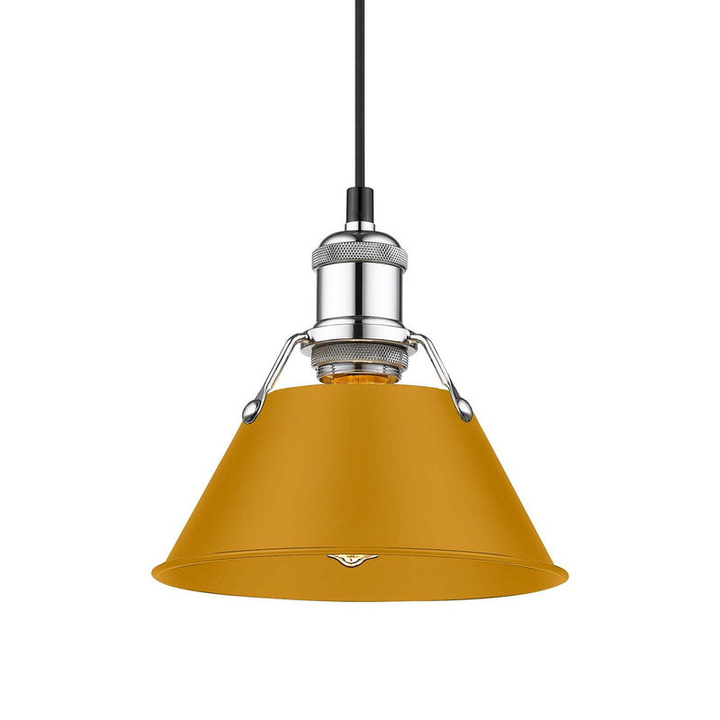 Golden 3306-S CH-AY One Light Pendant, Chrome