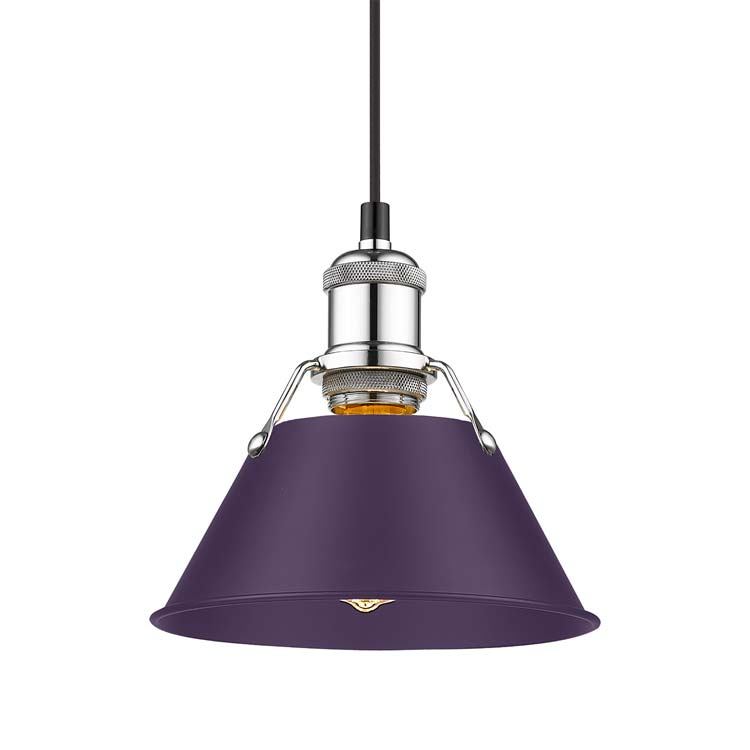 Golden 3306-S CH-EP One Light Pendant, Chrome