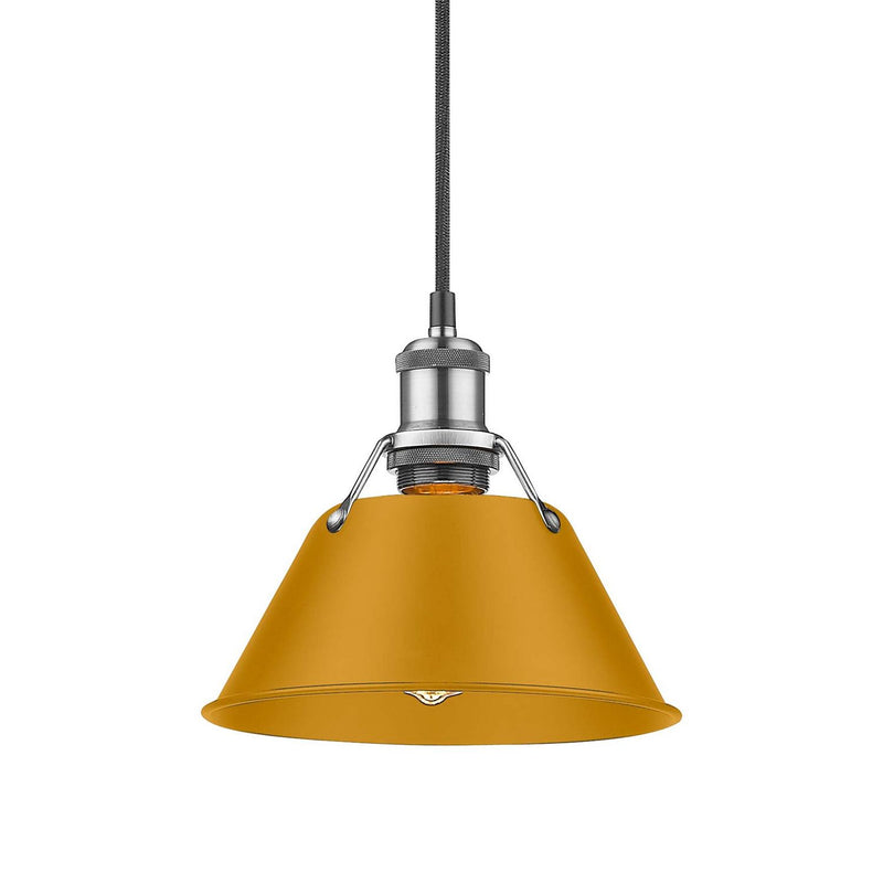 Golden 3306-S PW-AY One Light Pendant, Pewter
